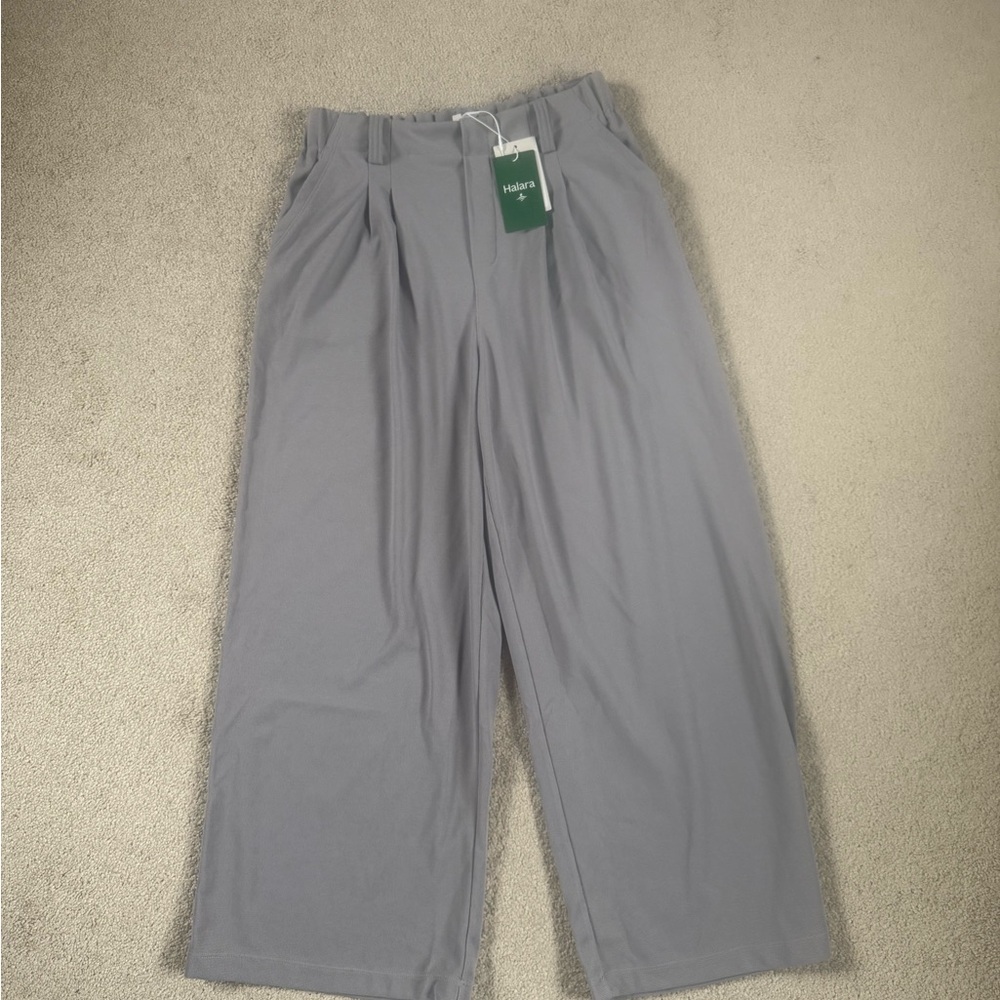Halara gray wide leg pants